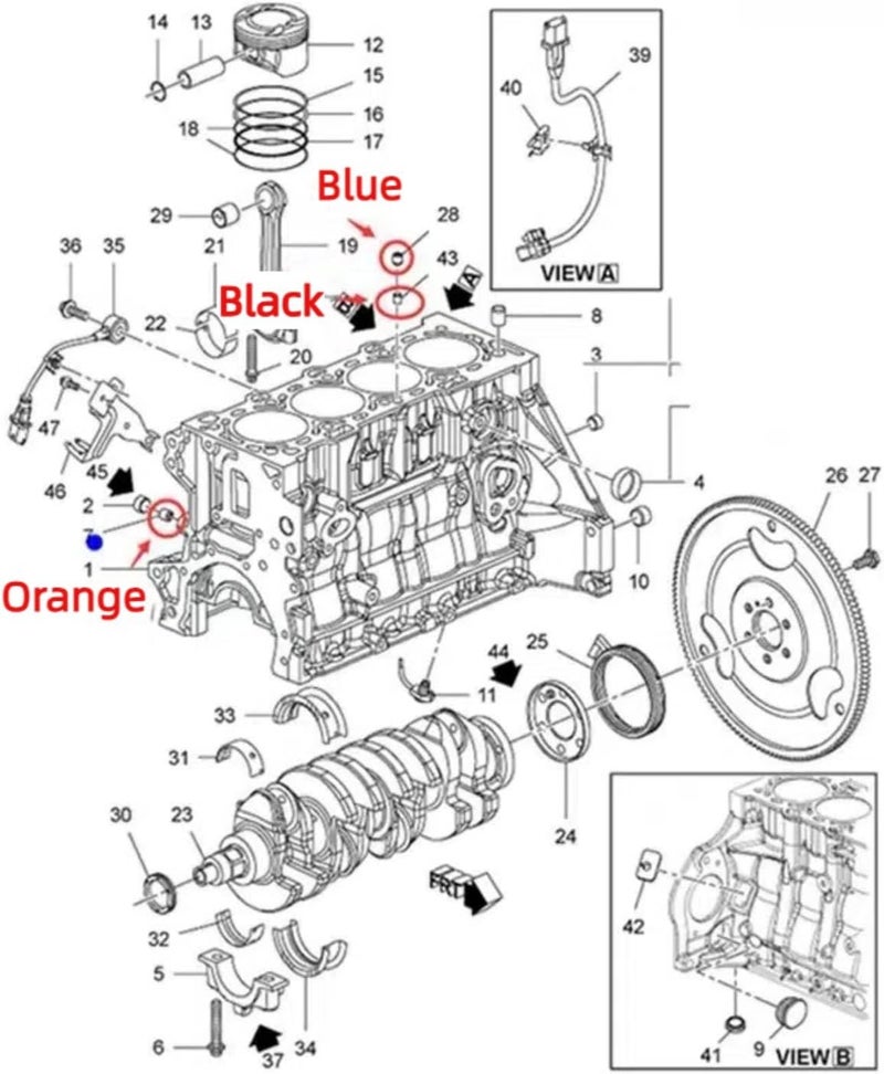 Viclaakesi 55556227 90530050 55563957 Restrictor Valve Check Oil Flow Compatible With Chevrolet Sonic Trax Cruze Aveo5 1.4L 1.6L 1.8L - Image 5